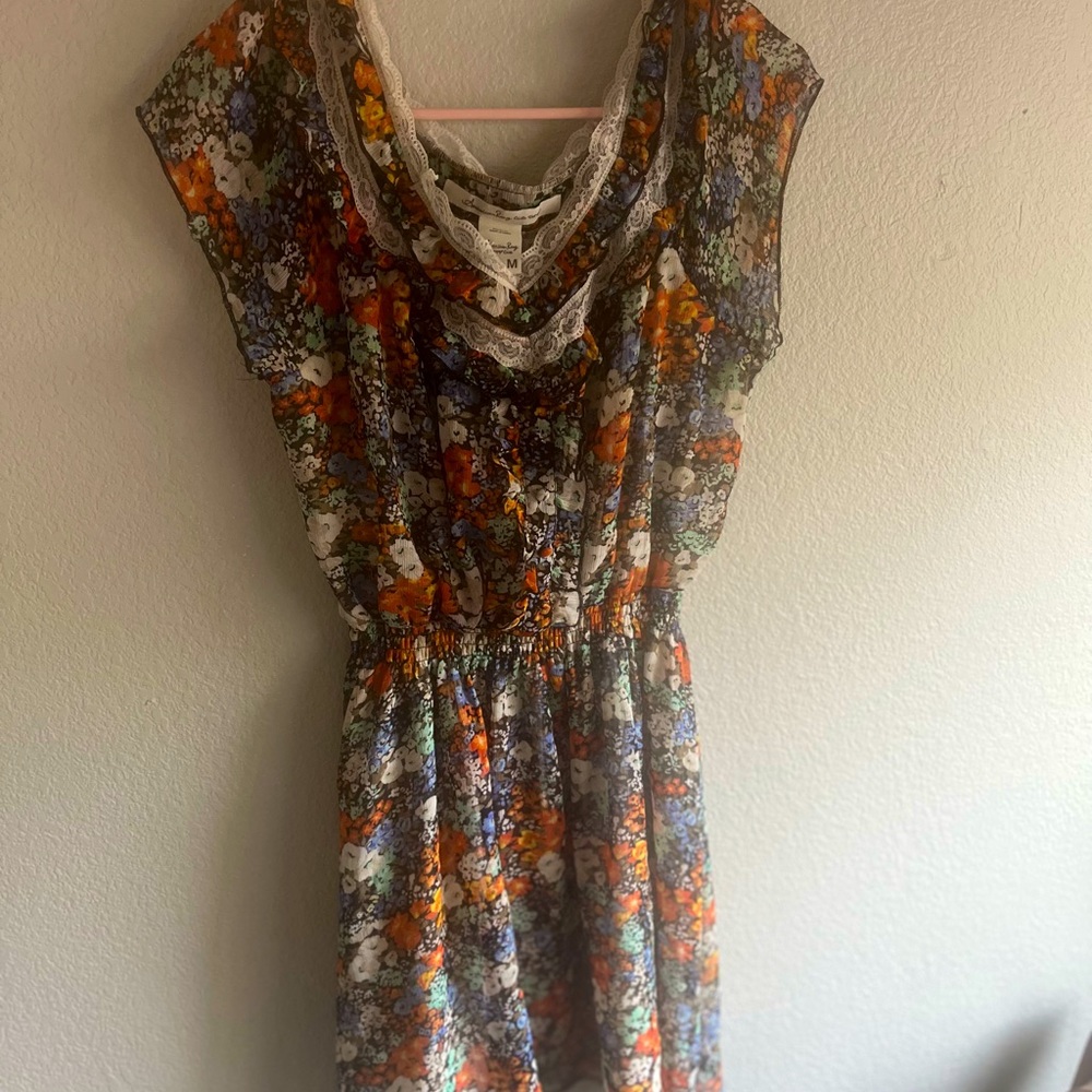 Flouncy, colorful American Rag dress.